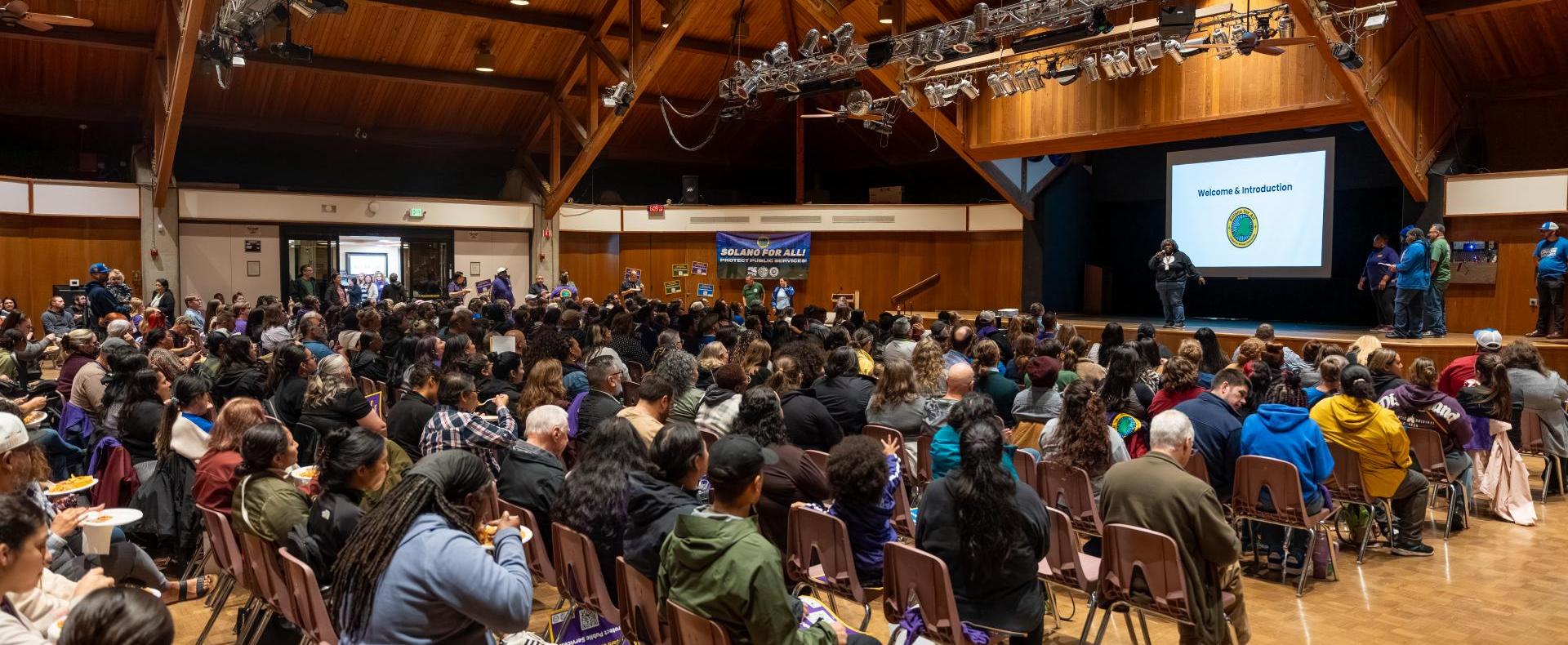 SEIU 1021, IFPTE 21, & IUOE 39 members working for Solano County attend strike school SEIU 1021, IFPTE 21, & IUOE 39 members working for Solano County attend strike school