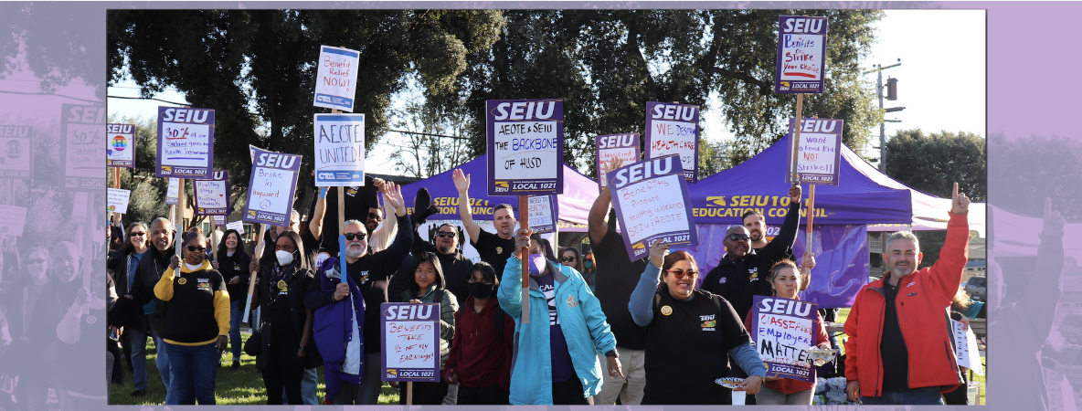 SEIU 1021/AEOTE Rally May 24th, 2023 - SEIU 1021