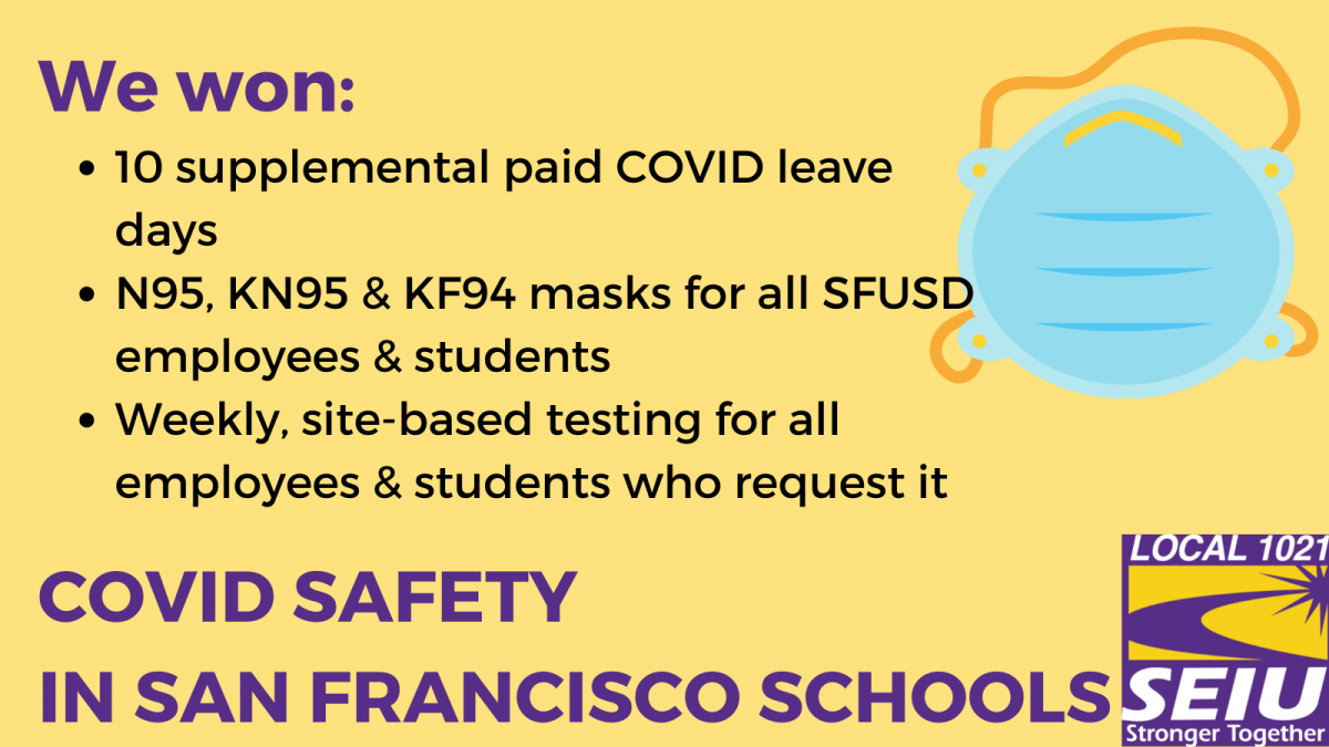 SEIU 1021 and Other SFUSD Unions Reach Agreement That Ensures High