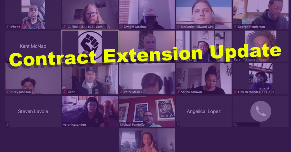 On Thursday, March 18, our elected bargaining team and union representatives met via Zoom to discuss the City's contract extension offer.