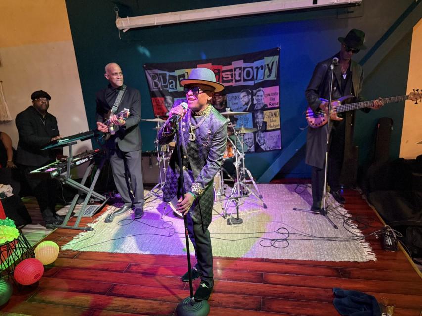 Singer Dyson at the SEIU 1021 Black History Month 2026