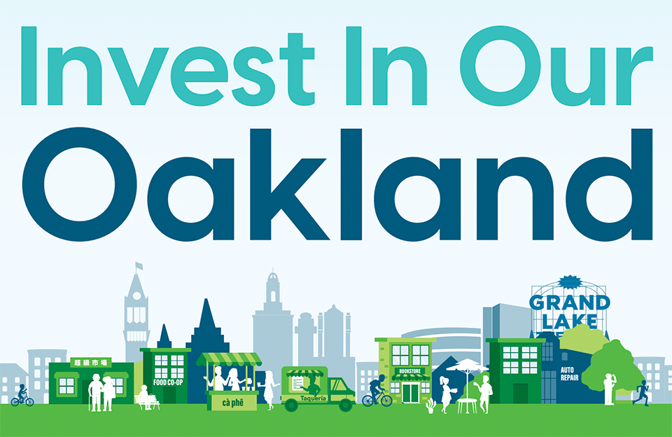 Visit bit.ly/investinouroaklandjobs to volunteer to collect signatures for the Invest in Our Oakland coalition.