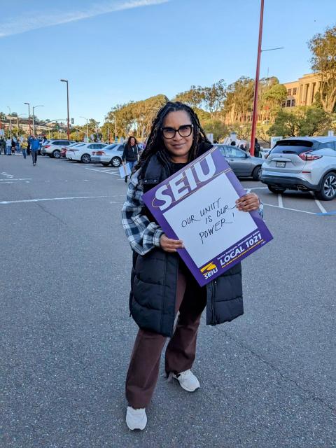 CCSF Chapter President Maria Salazar-Colón 