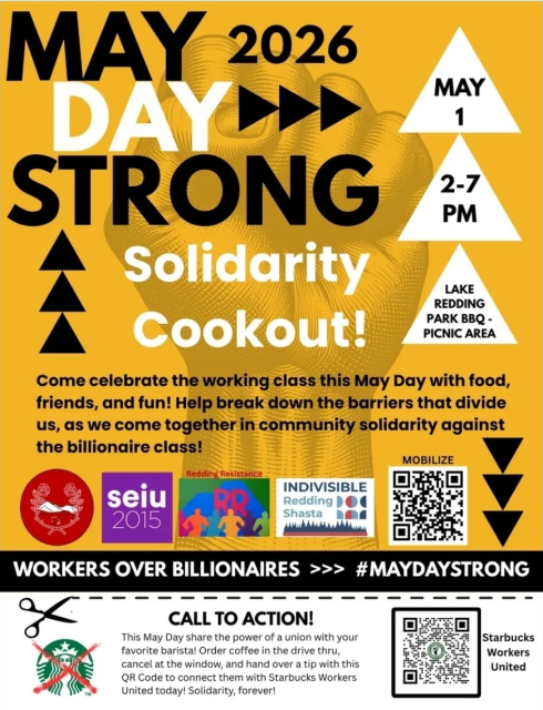 Shasta May Day Flier 2026