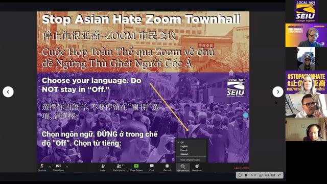 Missed our #StopAsianHate Townhall on March 30? Watch the recording now.