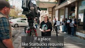 Union Starbucks workers in Berkeley strike for fair staffing and safe working conditions