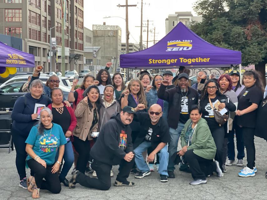 Members from schools across the Bay Area gather at the October 20th Back-to-School Social